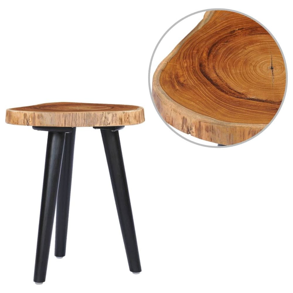 Petromila vidaXL Konferenčný stolík 40x45 cm masívne teakové drevo
